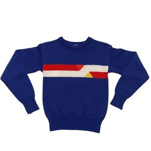 PACIFIC TRAIL SKI STUFF Vintage Sweater 100% Acrylic Youth Small **READ FOR SIZE